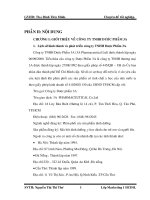 Mở rộng hệ thống kênh phân phối đối với sản phẩm tiêu chuẩn vàng tại thị trường Tp.Hồ Chí Minh