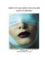 Nghiên cứu đặc điểm lâm sàng rối loạn cơ thể hóa 