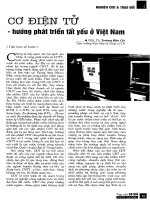 Cơ điện tử - hướng phát triển tất yếu ở Việt Nam