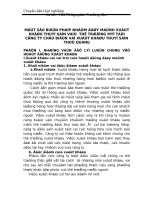 Một số biện pháp nhằm đẩy mạnh xuất khẩu thuỷ sản vào thị trường mỹ tại công ty chế biến và xuất khẩu thuỷ sản thọ quang