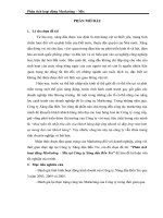 Phân tích hoạt động Marketing – Mix tại Công ty Xăng dầu Bến Tre