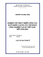 Nghiên cứu phát triển công tác xuất khẩu cao su của Tập đoàn Công nghiệp Cao su VN.pdf