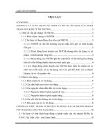 Giải pháp phòng ngừa, hạn chế rủi ro trong hoạt động tín dụng tại chi nhánh Ngân hàng Nông nghiệp và phát triển nông thôn Thị Trấn Cồn - tỉnh Nam Định