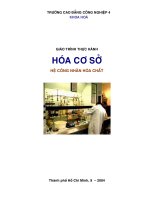 Giáo trình thực hành hóa cơ sở