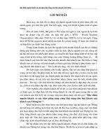 Đặc điểm nguồn khách và các biện pháp tăng cường khả năng thu hút khách của khách sạn Thắng lợi