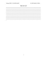 Giáo án Giáo dục thể chất 10: Công tác phòng chống nhân thân