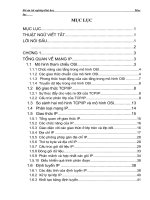 Các giao thức định tuyến cổng nội trong mạng IP