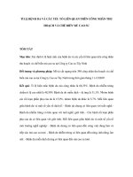 Tỉ lệ bệnh da và các yếu tố liên quan trên công nhân thu hoạch và chế biến mủ cao su