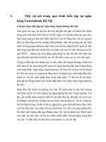 Hoạt động thanh toán quốc tế tại ngân hàng TMCP Ngoại Thương Việt Nam - chi nhánh Hà Nội - Hoàng Thị Hồng