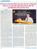 Kết quả 3 năm thực hiện công tác chi trả và tham gia thanh lý các quỹ tín dụng