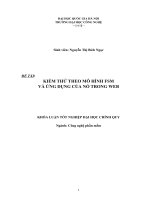 Kiểm thử theo mô hình fsm và ứng dụng của nó trong web