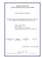 Nghiên cứu hệ truyền động điện biến tần - động cơ xoay chiều sử dụng biến tần 4 góc phần tư