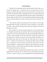 Thực trạng và giải pháp nhằm đẩy mạnh xuất khẩu sản phẩm nông sản việt nam vào thị trường mỹ