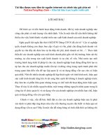 Vốn lưu động và hiệu quả sử dụng vốn lưu động tại Công ty Cổ phần Thiết bị thương mại .doc