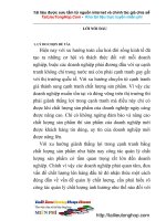 Phân tích tình hình quản lý chất lượng ở Xí nghiệp Cơ điện – Vật tư và 1 số giải pháp.doc
