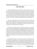 Kế toán tiêu thụ thành phẩm và xác định kết quả kinh doanh tại Xí nghiệp Gỗ Hà Nội