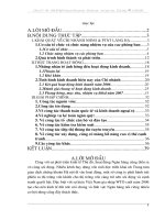 Báo cáo thực tập tại Chi nhánh Ngân hàng nông nghiệp và phát triển nông thôn Láng Hạ