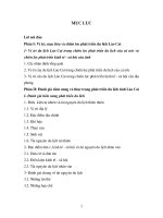 Điều chỉnh hoạch tổng thể phát triển du lịch tỉnh Lào Cai thời kỳ 2000 - 2010 - định hướng đến năm 2020