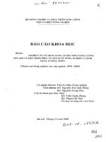 Nghiên cứu sử dụng năng lượng mới ( năng lượng sức gió và mặt trời) phụ vụ sản xuất