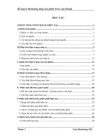 Kế hoạch Marketing dòng sản phẩm Wave của Honda