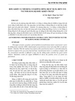 Điều khiển vị trí động cơ KĐB sử dụng biến tần Vector bằng bộ điều khiển trượt