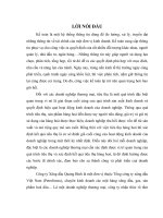 Hoàn thiện kế toán tiêu thụ và xác định kết quả tiêu thụ hàng hóa tại Công ty Xăng dầu Quảng Bình