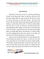 Hoạch định chiến lược cạnh tranh cho Công ty bánh kẹo Hải Hà