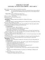 Tài liệu Giờ sinh hoạt tập thể lớp 3 - Tuần 11