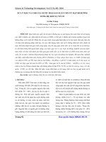 Xử lý màu và cod của nước thải sản xuất