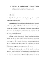 Vai trò siêu âm Doppler trong chẩn đoán bệnh lý rò động mạch cảnh xoang hang