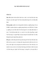 Đặc điểm hình thái sọ mặt