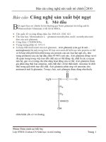 Công nghệ sản xuất bột ngọt