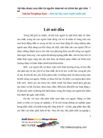 Tăng cường quản lý chi Ngân sách Nhà nước với yêu cầu xã hội hoá các hoạt động y tế.doc