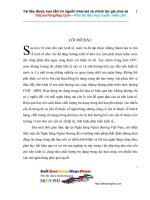Giải pháp nhằm nâng cao chất lượng tín dụng trung dài hạn tại Ngân hàng Ngoại thương.doc