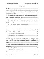 Kế toán tiêu thụ và kết quả tiêu thụ tại Công ty Cổ phần Kỹ thuật Công nghiệp Hưng Việt