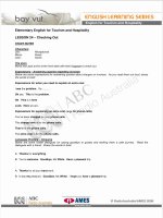 English for Tourism and Hospitality 24