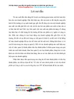 Luận văn Kế toán thành phẩm và tiêu thụ thành phẩm.doc