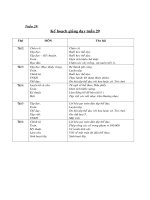 Tài liệu Giáo án môn Tiếng Việt tuần  29