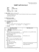 Giáo án Toán học - Lớp 2 - Luyện tập - Tuần 1