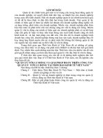 Quản lý vốn lưu động và giải pháp hoàn thiện công tác quản lý vốn lưu động tại thời báo kinh tế việt nam