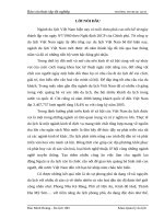 Báo cáo thực tập tại khách sạn Hoa Trà