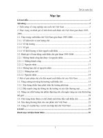 Thực trạng xuất khẩu chè Việt Nam - Giai đoạn 1995 - 2006 và một số giải pháp phát triển