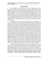 Tổ chức công tác kế toán CPSX và tinh GTSP tại công ty xây lắp I