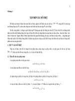  Giáo Trình Giải Tích - KHTN - Chương 1