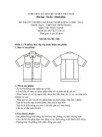 Đề thi thực hành may thiết kế thời trang 24