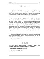 Phát triển nền Kinh tế thị trường định hướng XHCN ở nước ta