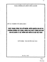Thực trạng công tác bổ nhiệm, miễn nhiệm cán bộ và phương hướng xây dựng .pdf