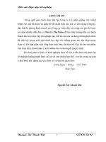 Một số giải pháp marketing nhằm thúc đẩy tiêu thụ sản phẩm của Công ty cổ phần giống cây trồng Nghệ An