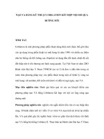 Nạo va bằng kỹ thuật coblation kết hợp nội soi qua đường mũi