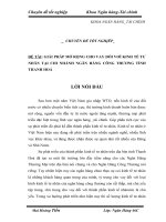 Giải Pháp Mở Rộng Cho Vay Đối Vơí Kinh Tế Tư Nhân Tại Chi Nhánh Ngân Hàng Công Thương Tỉnh Thanh Hoá